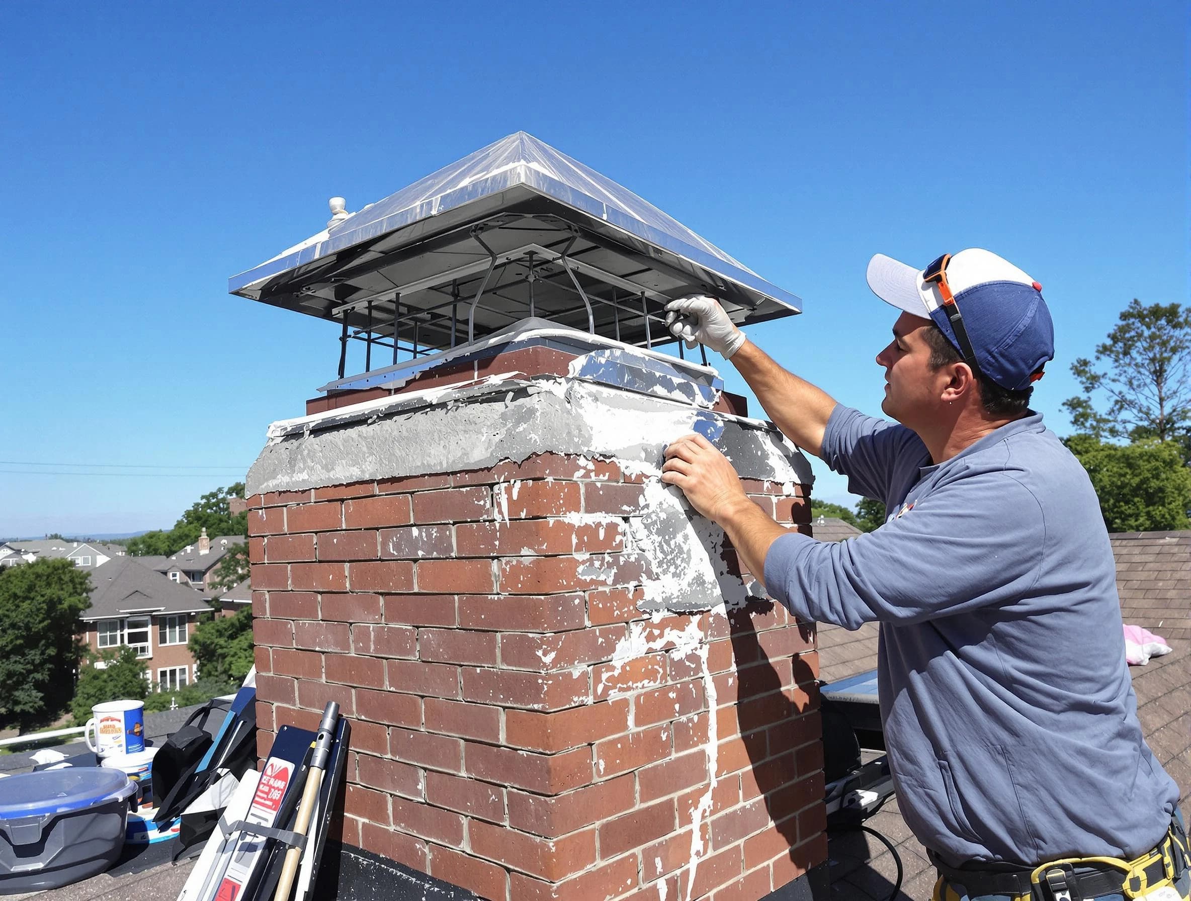 Chimney Crown Services service in Hanceville, AL